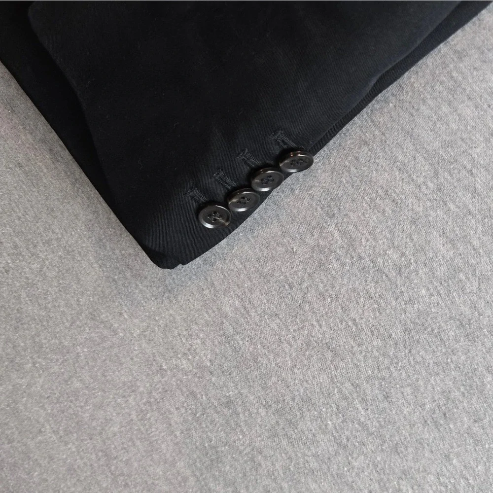 COS Blazer Mens 40 Black Lyocell 1 Button Minimalist Quiet‎ Luxury Contemporary